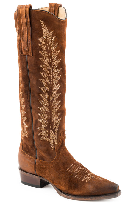 Women's Stetson "Emme" Western Suede Boot