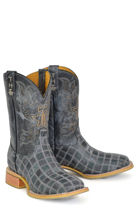 Men's Tin Haul "King Of Clubs" Western Square Toe Boot