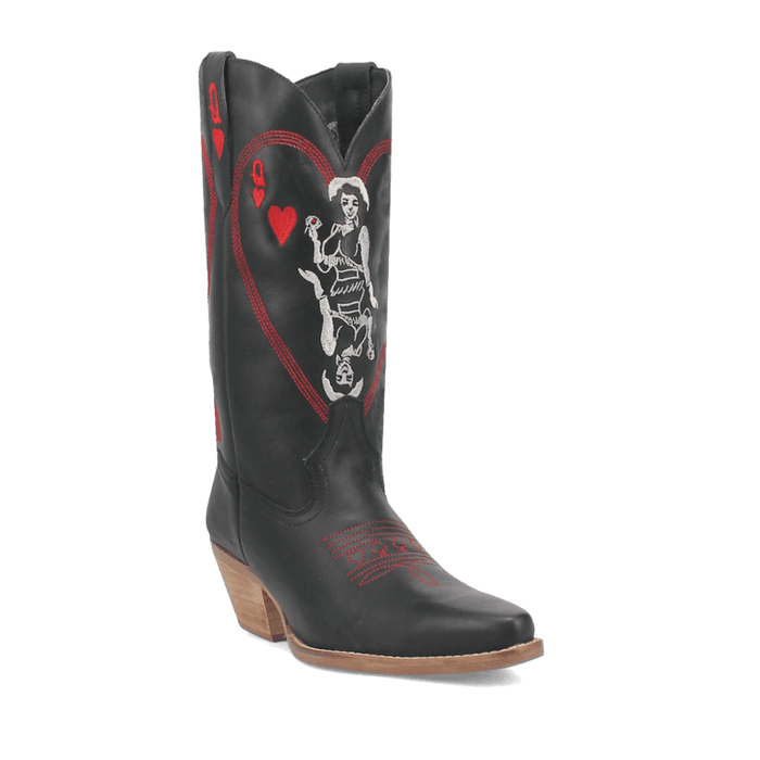 Women's Dingo Queen A Hearts Western Boots