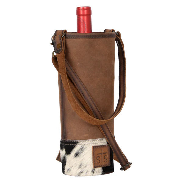 STS Ranchwear Cowhide Single Wine Bag