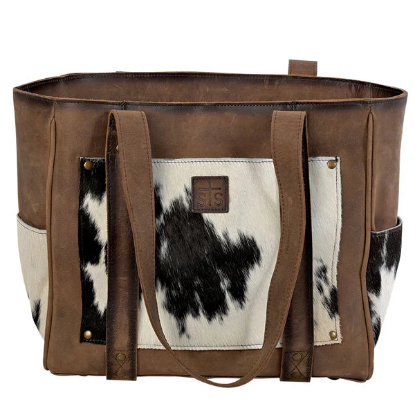 STS Ranchwear Cowhide Trinity Tote