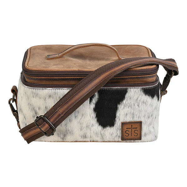 STS Ranchwear Cowhide Glamour Makeup Organizer