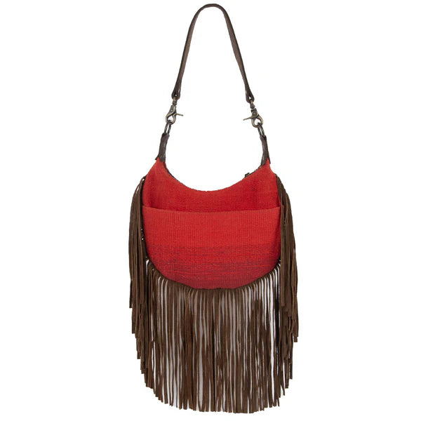 STS Ranchwear Crimson Sun Nellie Fringe Bag