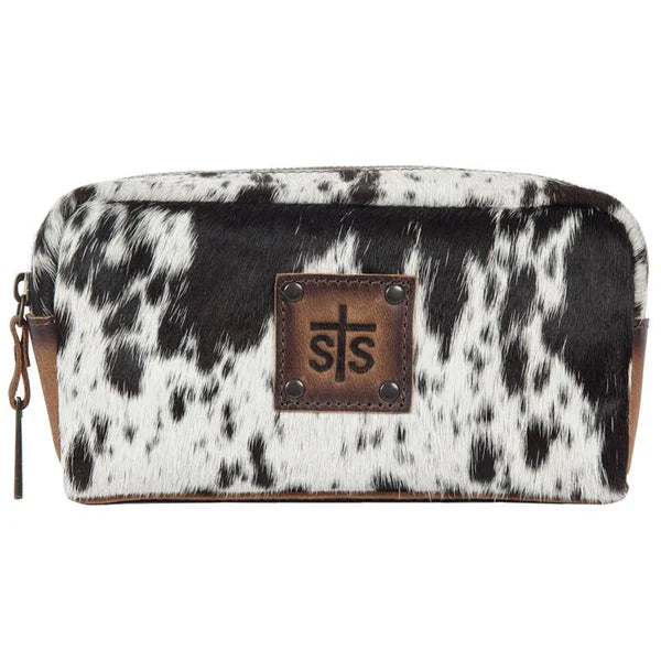 STS Ranchwear Cowhide Cosmetic Bag