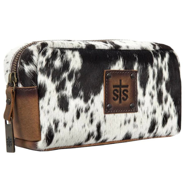 STS Ranchwear Cowhide Cosmetic Bag