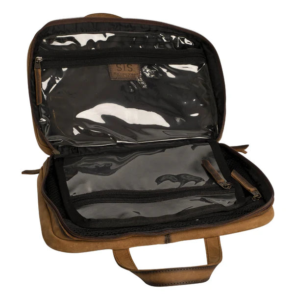 STS Ranchwear Cowhide Toiletry Bag