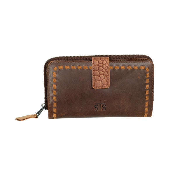 STS Ranchwear Catalina Croc Chelsea Wallet