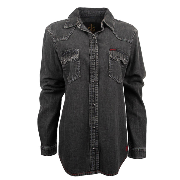 Womens STS Ranchwear Jhett Denim Shirt