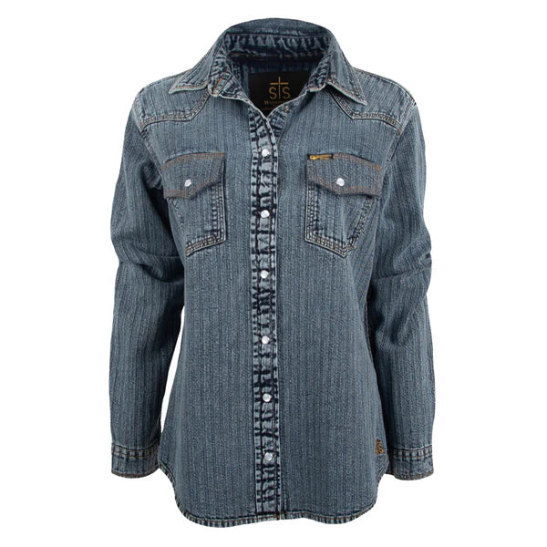 Womens STS Ranchwear Duke Denim Shirt