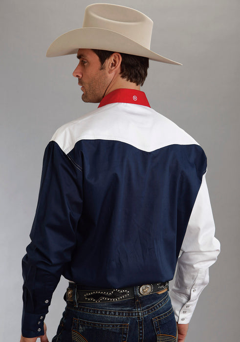 Roper "Stars & Stripes" Americana Long Sleeve Snap Shirt