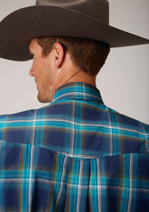 Men's Roper Multi Amarillo Plaid Western Shirt