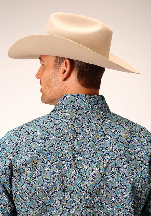 Men's Roper Peacock Paisley Western Shirt