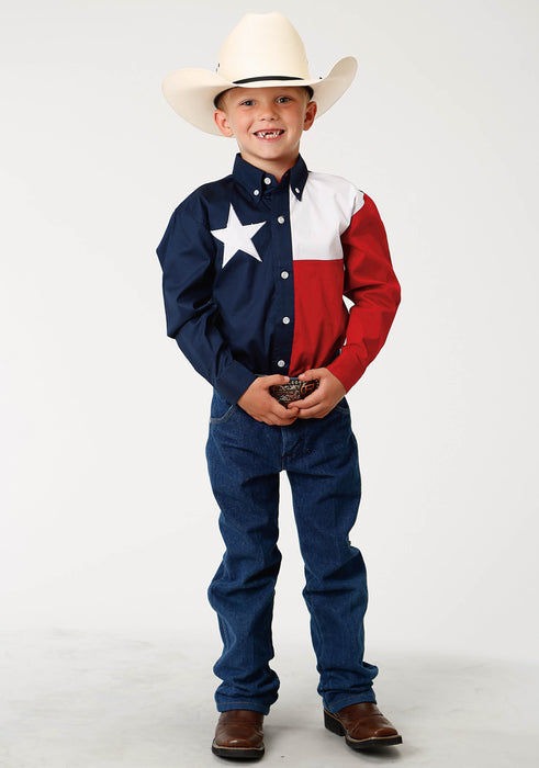 Roper "Texan" Long Sleeve Button Up Shirt