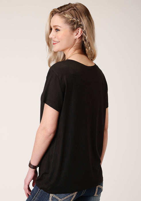 Roper Jersey Knit "Boyfriend" Short Sleeve Shirt