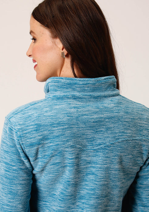 Women's Baby Blue Micro Fleece Jacket