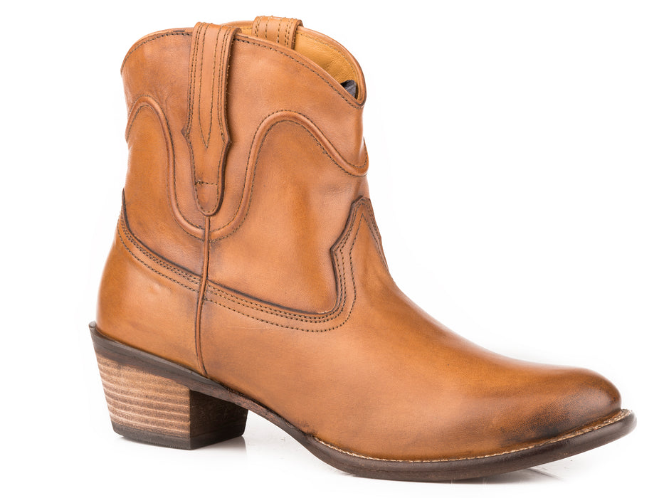 Women's Roper Burnished Tan Bootie