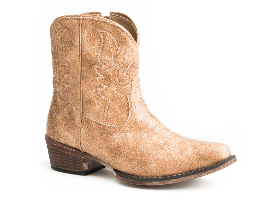 Women's Roper Vintage Beige Faux Leather Boot