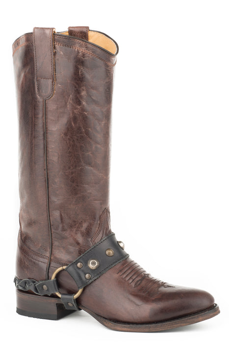 Women's Roper Waxy Brown Round Toe Boot