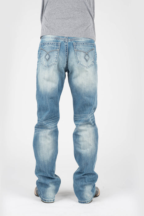 Men's Tin Haul Regular Joe Natural Fit Light Wash Western Jean