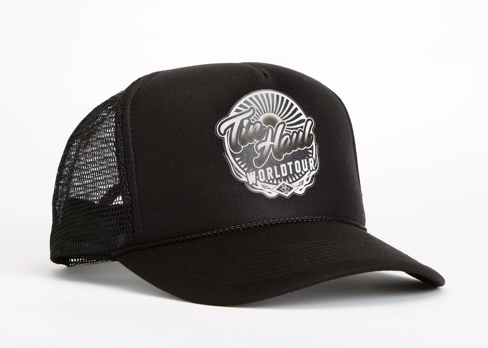 Tin Haul Black Poly Foam Mesh Trucker Cap