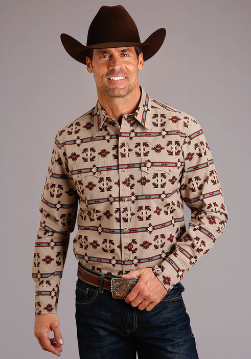 Stetson Gaucho Stripe Long Sleeve Shirt