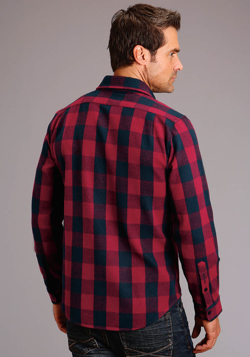 Stetson Buffalo Check Long Sleeve Shirt