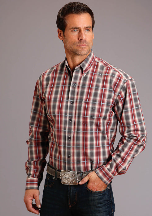 Stetson Red Slate Long Sleeve Shirt