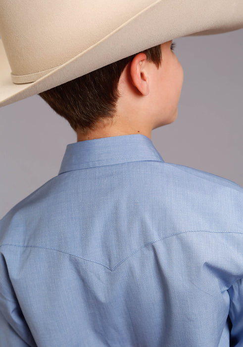 STETSON SNAP 2 POCKET SOLID