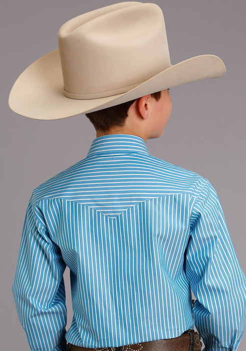 STETSON SNAP 2 POCKET STRIPE