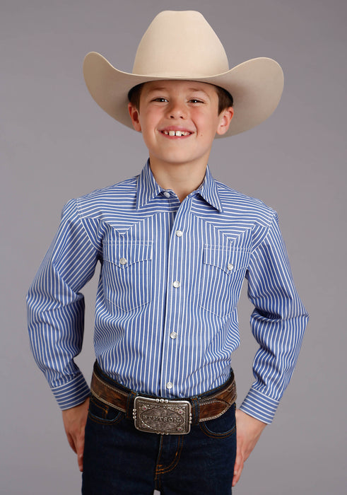 STETSON SNAP 2 POCKET STRIPE