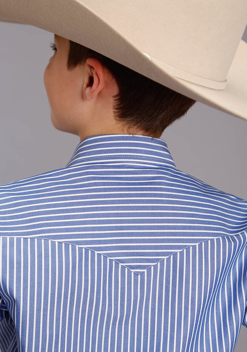 STETSON SNAP 2 POCKET STRIPE