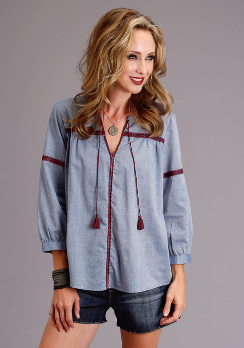 Women's Stetson Chambray Blouse