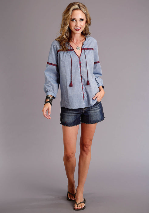 Women's Stetson Chambray Blouse