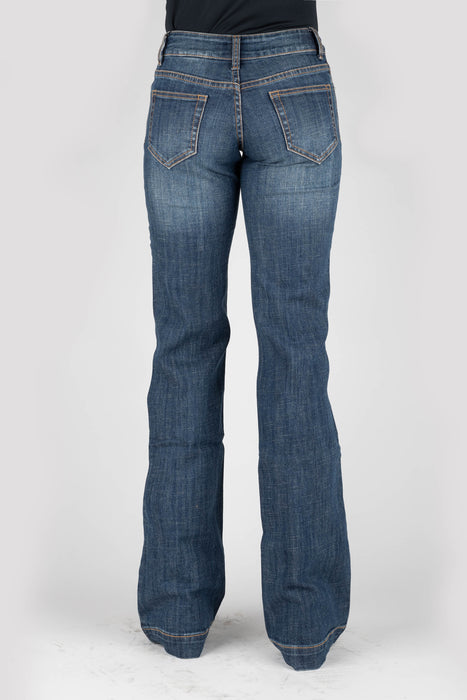 Rock & Roll Womens High Rise Extra Stretch Striped Trouser Jeans - W8H –  Starr Western Wear