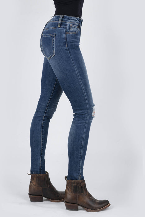 HIGH WAIST SLIM FIT JEAN       OWS