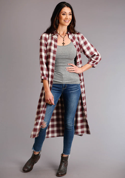 Women's Stetson "Gaucho Plaid" Western Shirt Dress