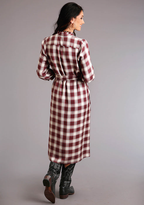 Women's Stetson "Gaucho Plaid" Western Shirt Dress