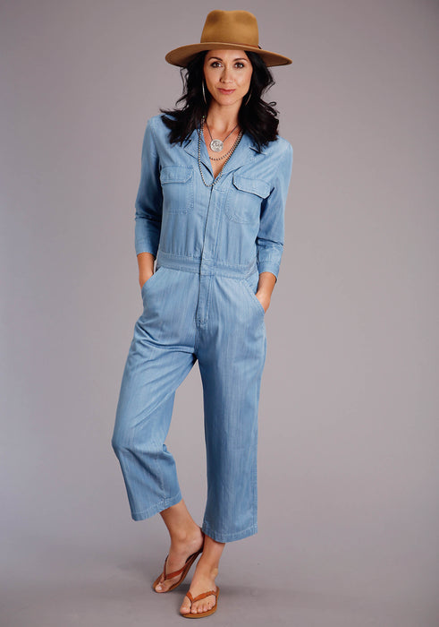 Tencel store denim jumpsuit