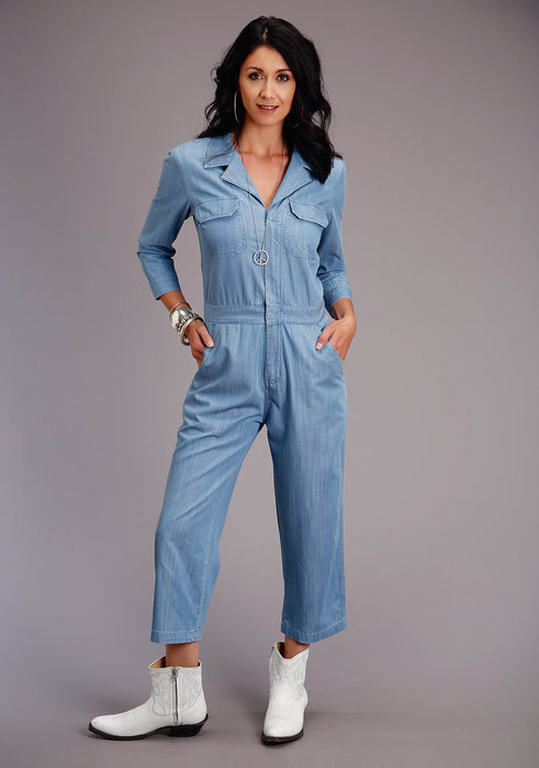 Women's Stetson Tencel Denim Jumpsuit