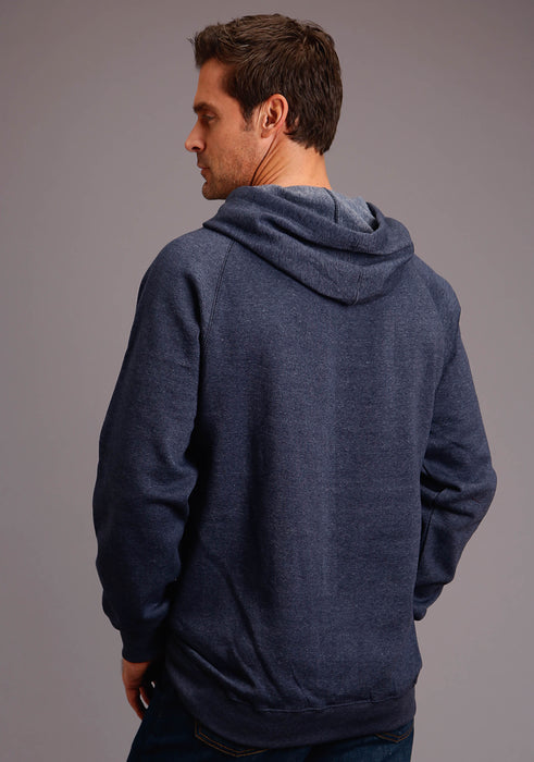 Men's Stetson Heather Navy Hoodie