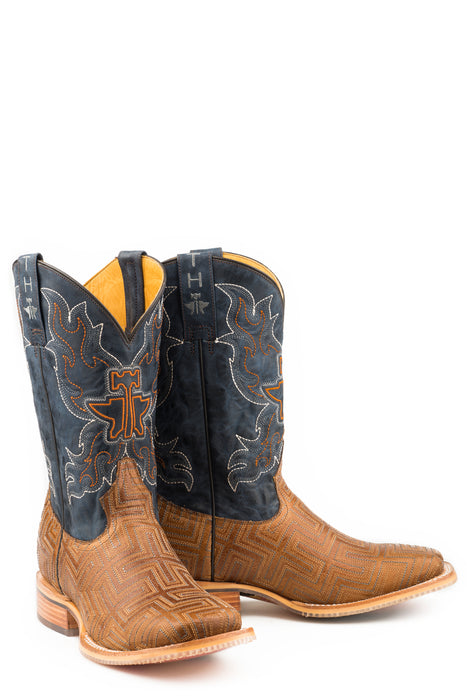 Men's Tin Haul "A-Maze-In" Western Square Toe Boot