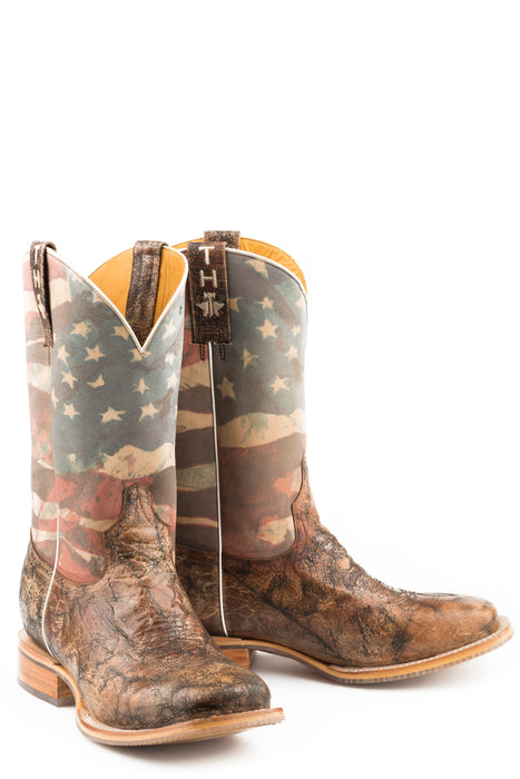 Men's "Land Of The Free" Western Square Toe Boot