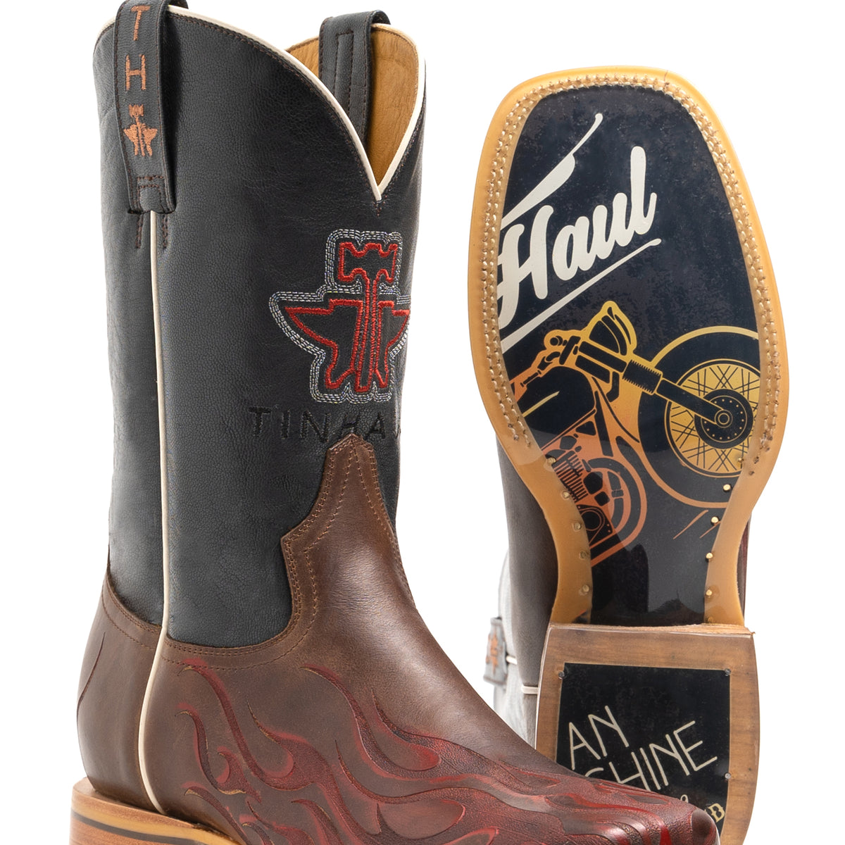 Men's Tin haul make it rain store square toe cowboy boots