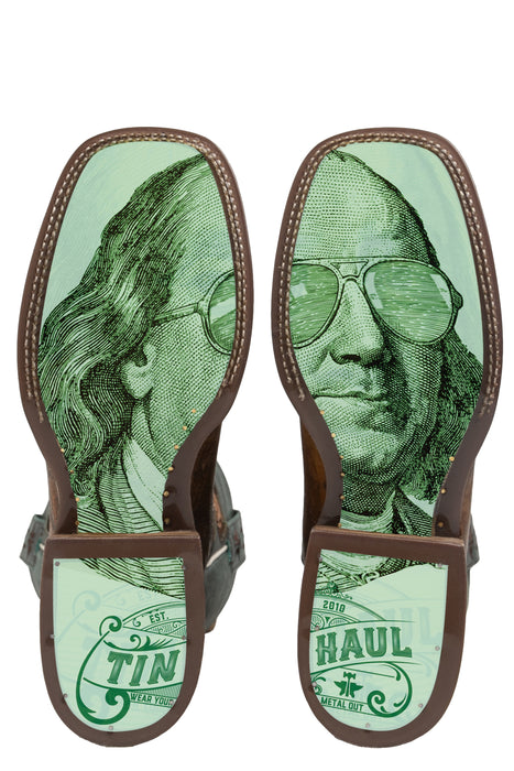 Men's Tin Haul "Top Dollar" Western Square Toe Boot