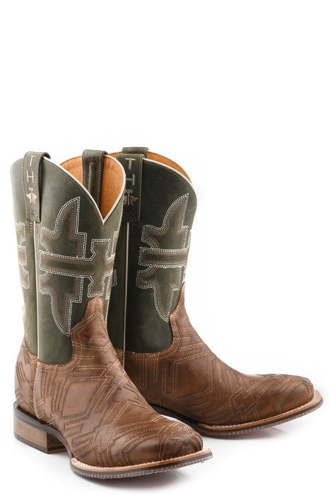 Men's Tin Haul "I'm In Stitches" Western Square Toe Boot