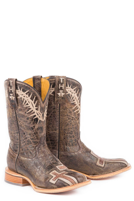 Women's Tin Haul "John 3:16" Western Square Toe Boot