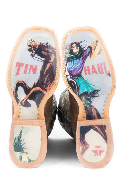 Women's Tin Haul "Ban-Dan-Uh" Western Square Toe Boot