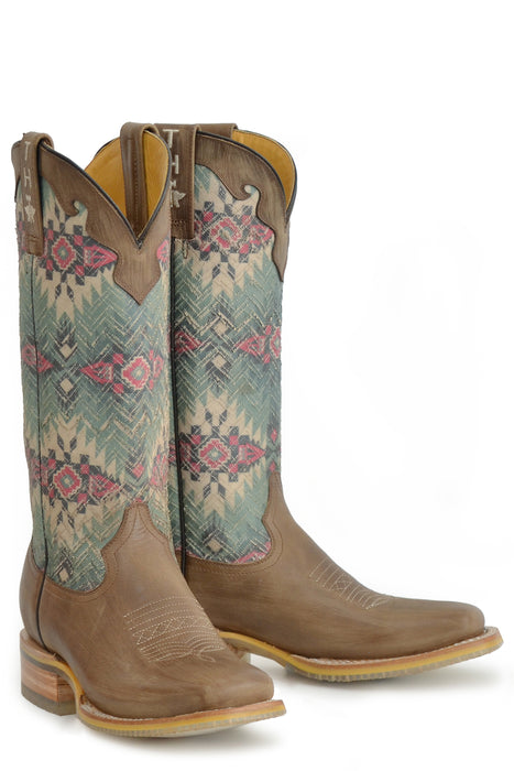 Women's Tin Haul "Southwest Dreamer" Western Square Toe Boot